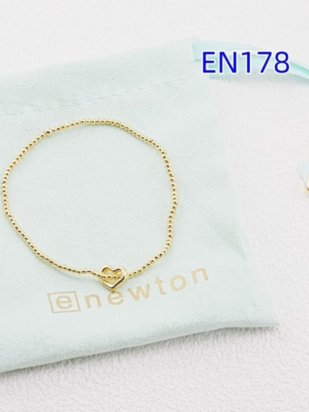 Enewton Gold Heart Beaded Bracelet